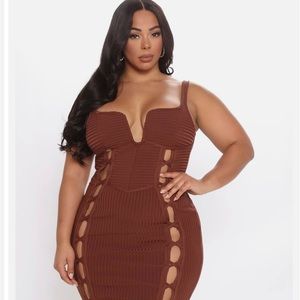 New Brown Fashion Nova Dress